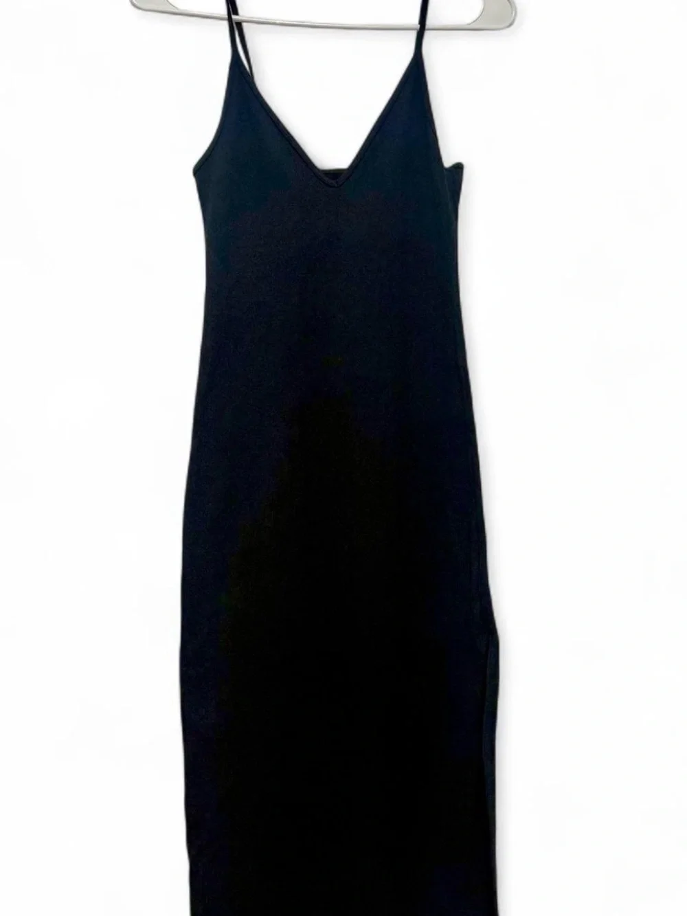 🖤 Abercrombie & Fitch Collection Black Ribbed Maxi Slip Dress • Size S 🖤